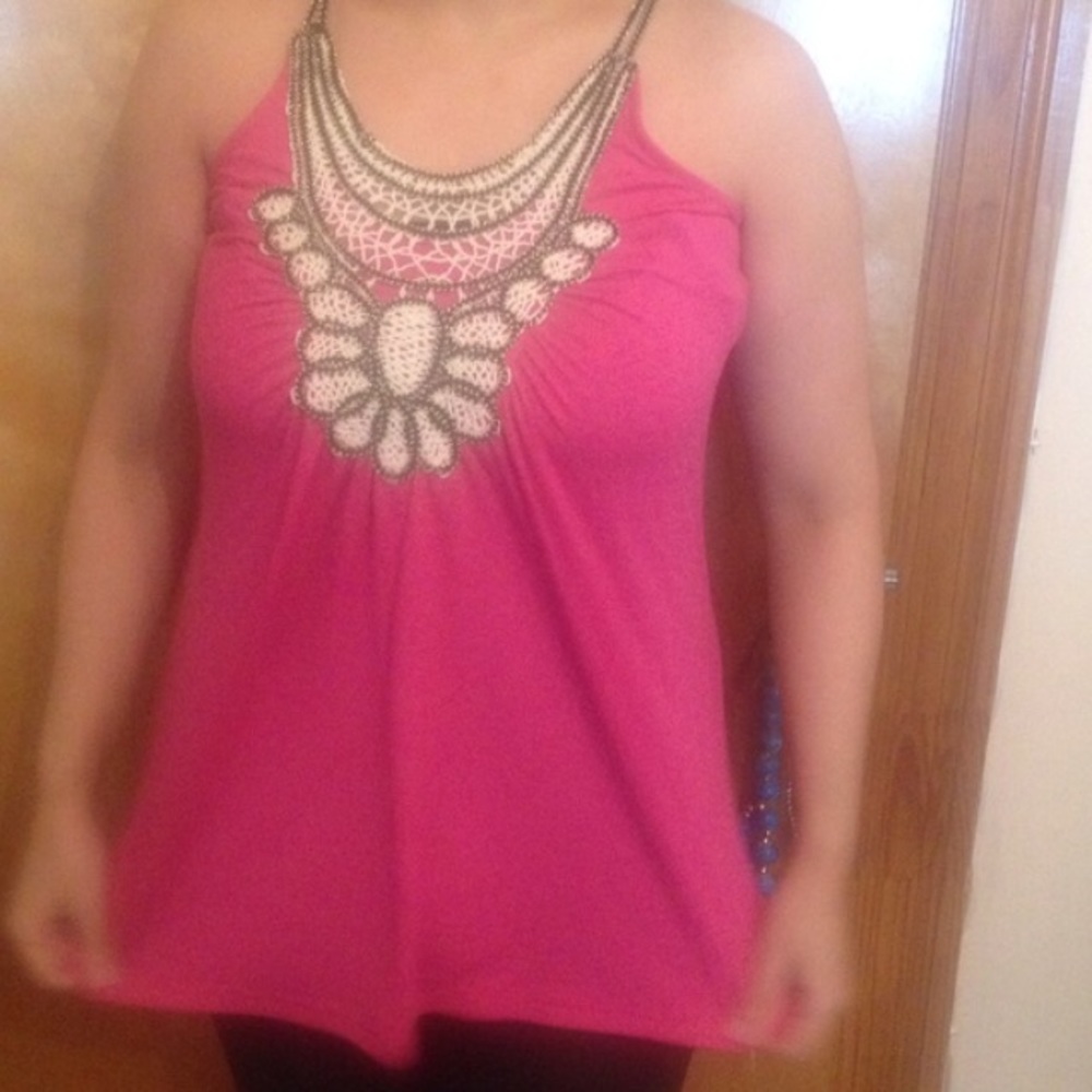 Pink tank‎ top